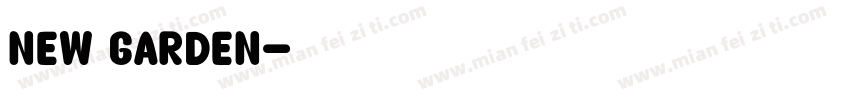 New garden字体转换